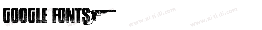 Google Fonts字体转换